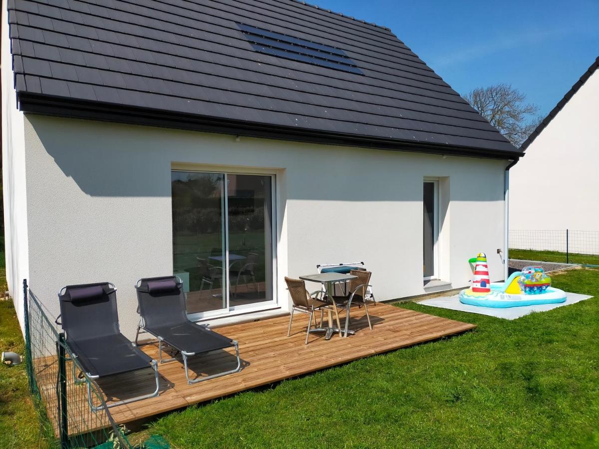 Maison Individuelle Neuve Plein Pied Avec Terrasse Et Jardin Clos 10Minutes A Pied De La Plage Quiberville Dış mekan fotoğraf